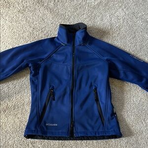 Columbia Titanium Navy Softshell Jacket